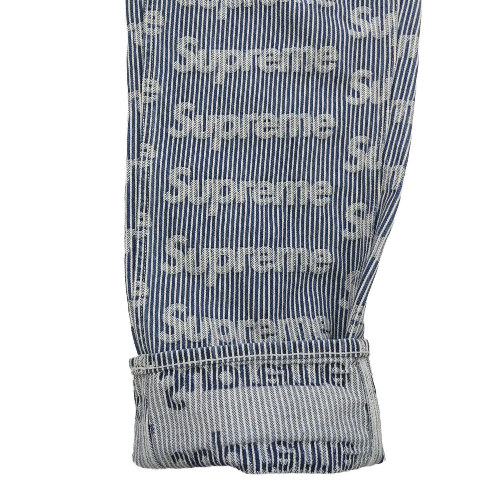 Supreme シュプリーム 24SS Denim Painter Pant Stripe デニム ペインター ストライプ パンツ インディゴブルー系 30【中古】