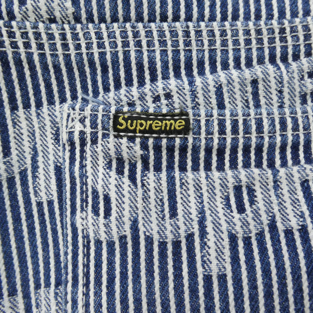 Supreme シュプリーム 24SS Denim Painter Pant Stripe デニム ペインター ストライプ パンツ インディゴブルー系 30【中古】