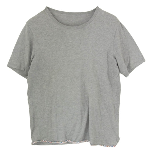 VISVIM ビズビム 0113305009001 リネンパイピング 半袖 Tシャツ グレー系 3【中古】