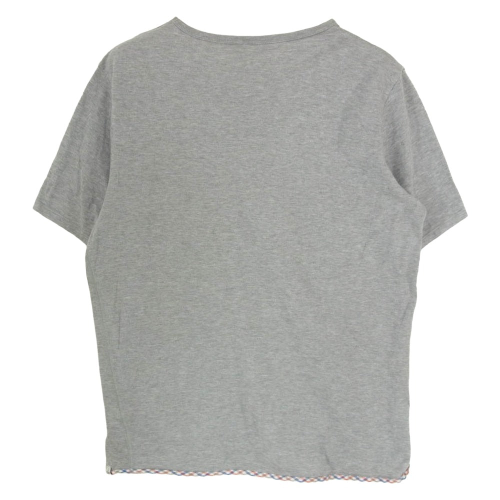 VISVIM ビズビム 0113305009001 リネンパイピング 半袖 Tシャツ グレー系 3【中古】