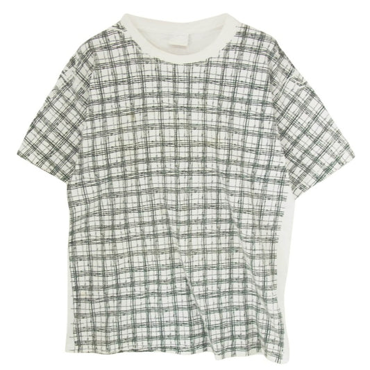 GOODENOUGH グッドイナフ 有刺鉄線総柄プリント 半袖 Tシャツ ホワイト系 サイズ表記無【中古】