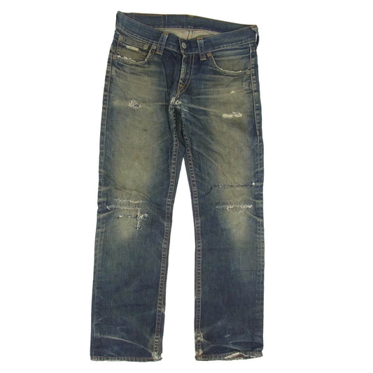 Levi's リーバイス 502 ストレート コットン デニム パンツ インディゴブルー系 33【中古】