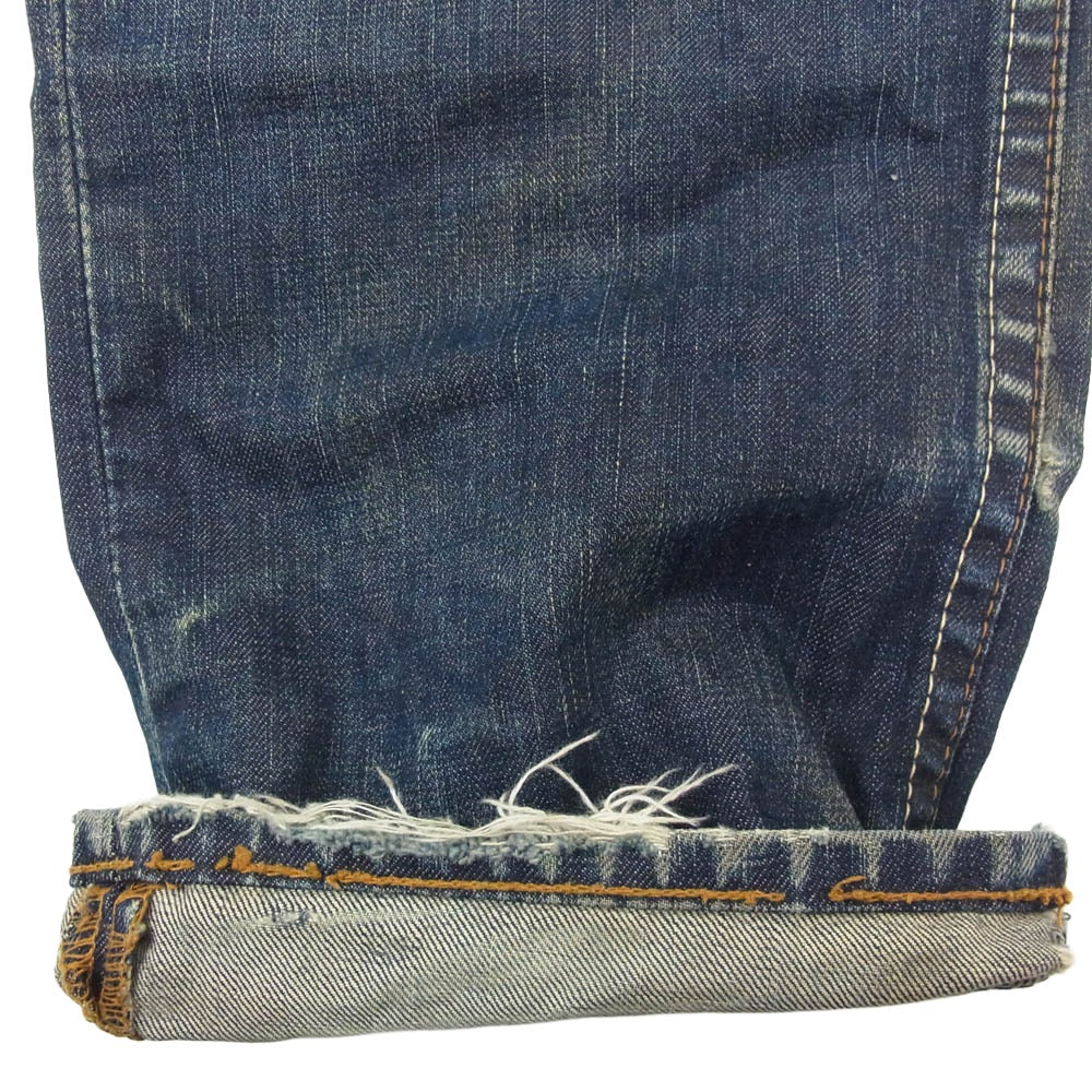 Levi's リーバイス 502 ストレート コットン デニム パンツ インディゴブルー系 33【中古】