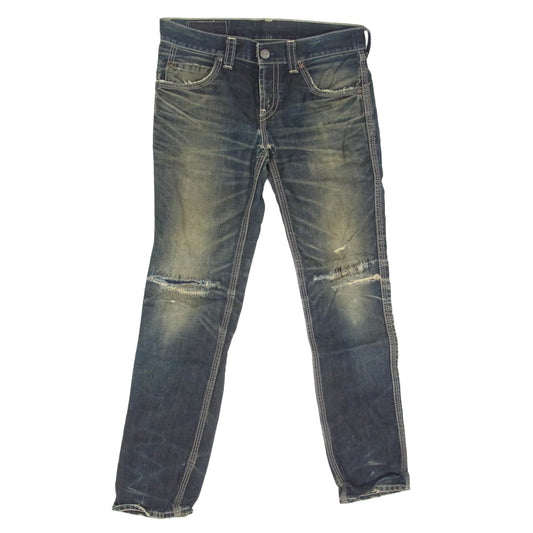 Levi's リーバイス NE506-0001 コットン ストレート デニム パンツ インディゴブルー系 32【中古】