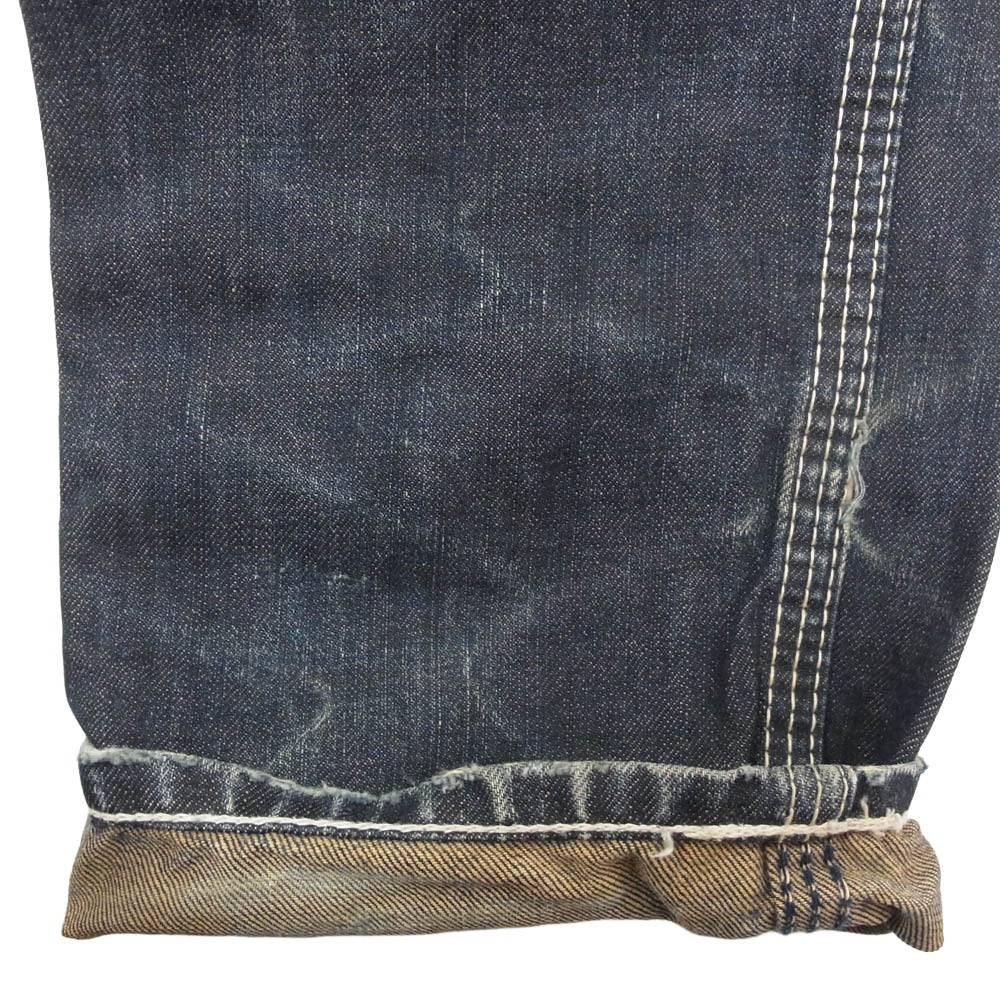 Levi's リーバイス NE506-0001 コットン ストレート デニム パンツ インディゴブルー系 32【中古】