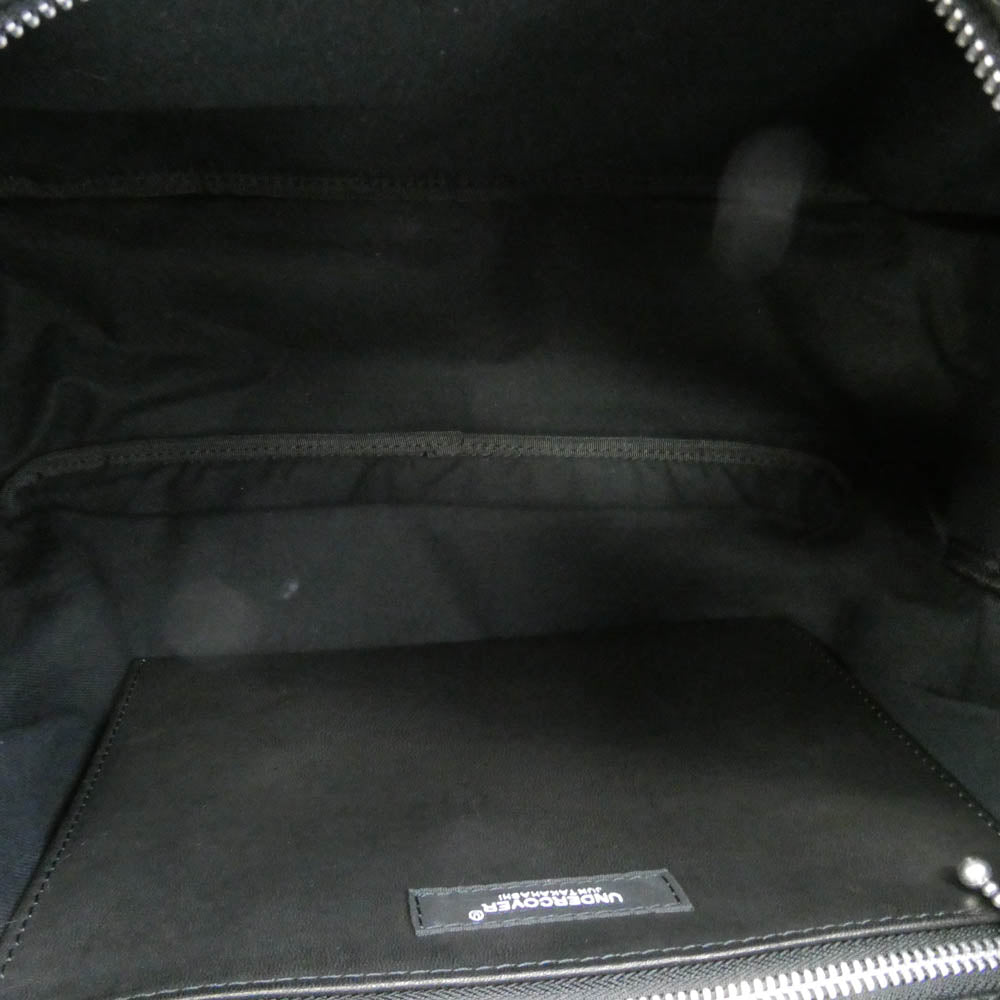 UNDERCOVER アンダーカバー LEATHER RIDERS BAG レザーライダース ハンド バッグ ブラック系【中古】