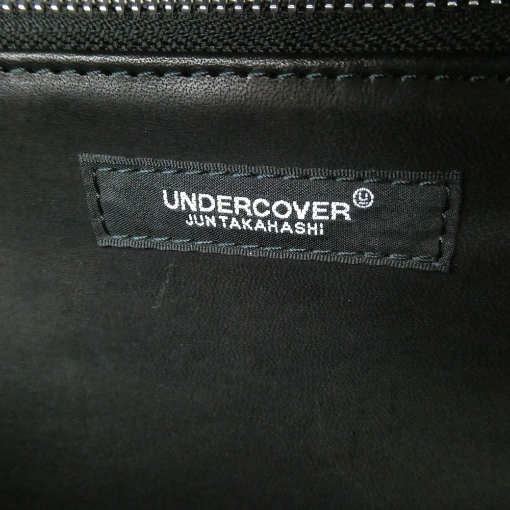 UNDERCOVER アンダーカバー LEATHER RIDERS BAG レザーライダース ハンド バッグ ブラック系【中古】