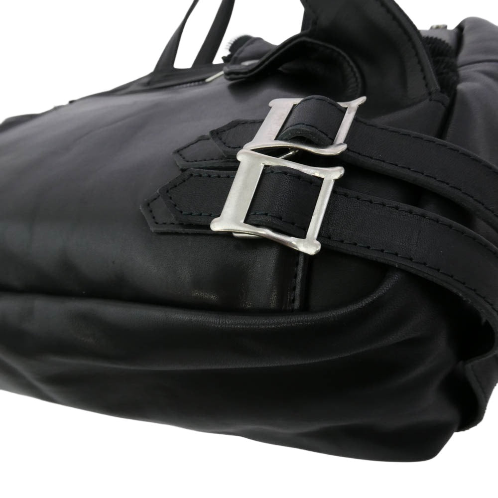 UNDERCOVER アンダーカバー LEATHER RIDERS BAG レザーライダース ハンド バッグ ブラック系【中古】