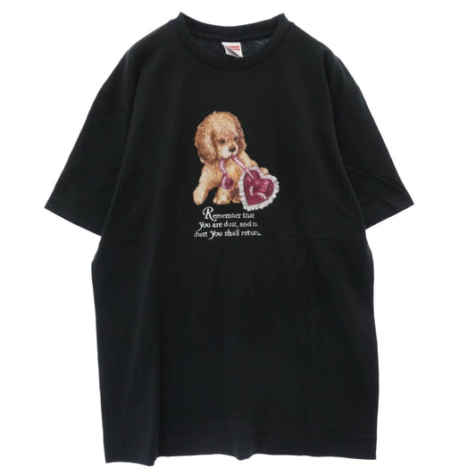 Supreme シュプリーム 25AW Dust Tee ダスト Tシャツ ロゴ プリント 半袖 カットソー ブラック系 M【新古品】【未使用】【中古】