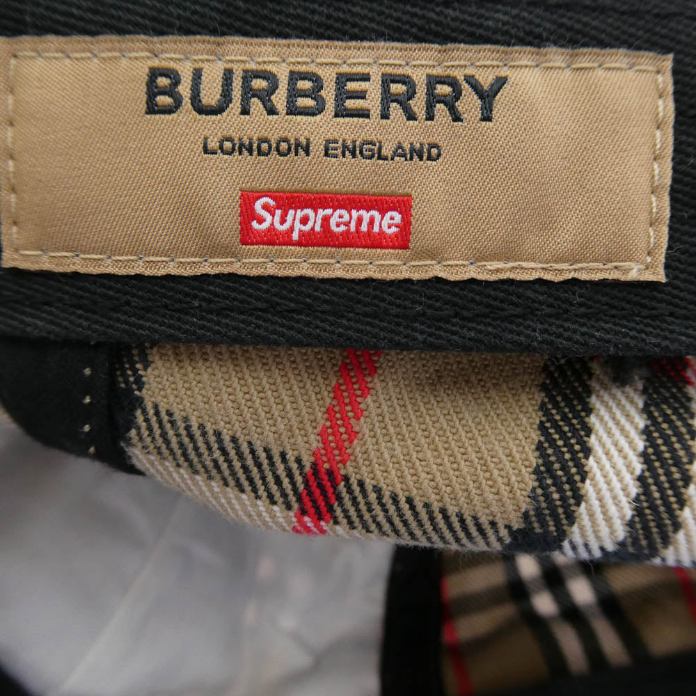 Supreme シュプリーム 22SS × Burberry Denim 6 Panel バーバリー