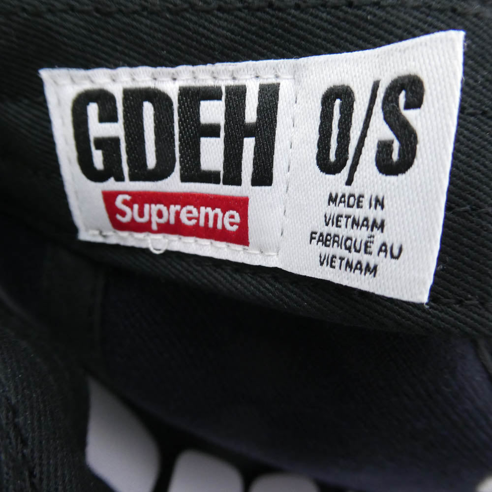 Supreme シュプリーム 25SS x GOODENOUGH 6 Panel Navy グッドイナフ シックス パネル キャップ 帽子 ネイビー系【美品】【中古】