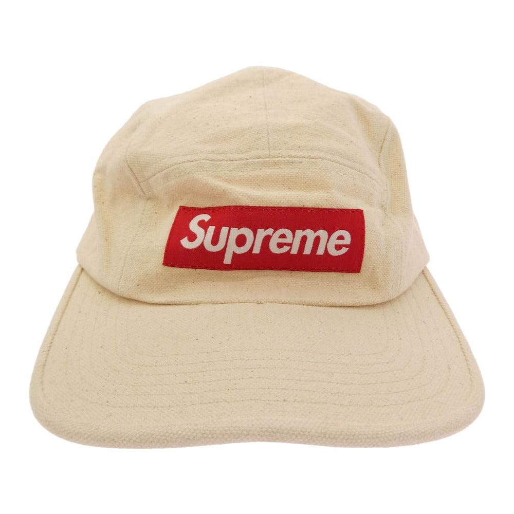 Supreme シュプリーム 20SS Field Camp Cap Natural フィールド キャンプ キャップ 帽子 アイボリー系【中古】