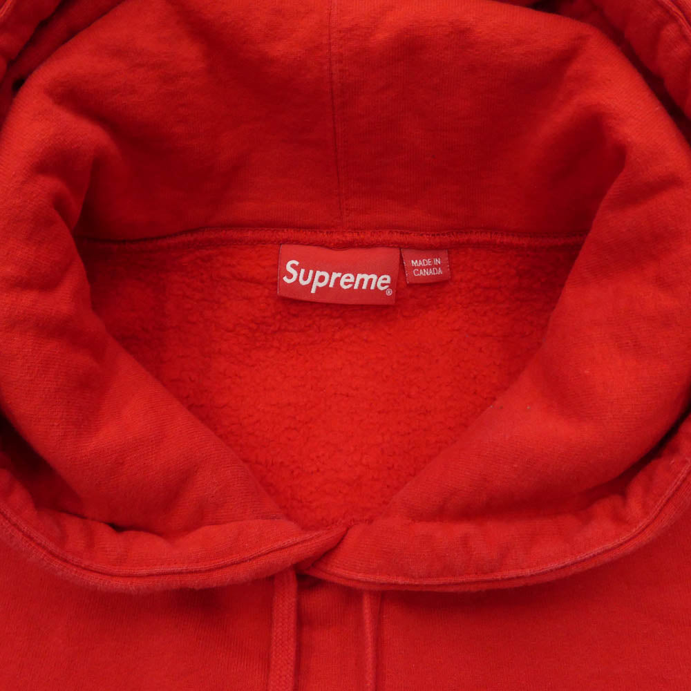 Supreme シュプリーム 21AW Tail Hooded Sweatshirt テール フーデッド スウェットシャツ フーディー パーカー レッド系 XL【中古】