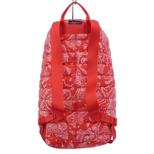 Supreme シュプリーム 22AW Puffer Backpack Red Paisley パファー ペイズリー バックパック リュック バッグ レッド系【中古】