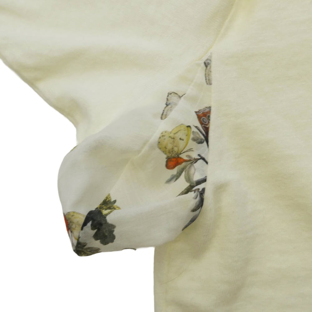 UNDERCOVER アンダーカバー UC2E1803 フロントパッチポケット アシンメトリー Tシャツ イエロー系 2【中古】