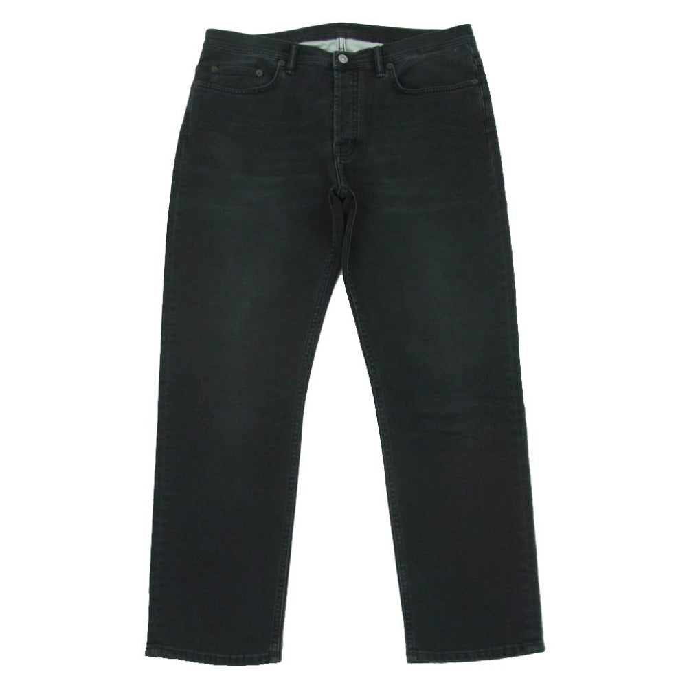 ACNE STUDIOS アクネストゥディオズ B00172 River リバー デニム パンツ イタリア製 ダークグレー系 EUR 33 32【中古】