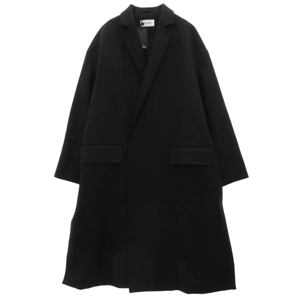 THE RERACS ザリラクス 24AW 24FW-RECT-424-TSP-J ウール チェスター コート ブラック系 48【中古】