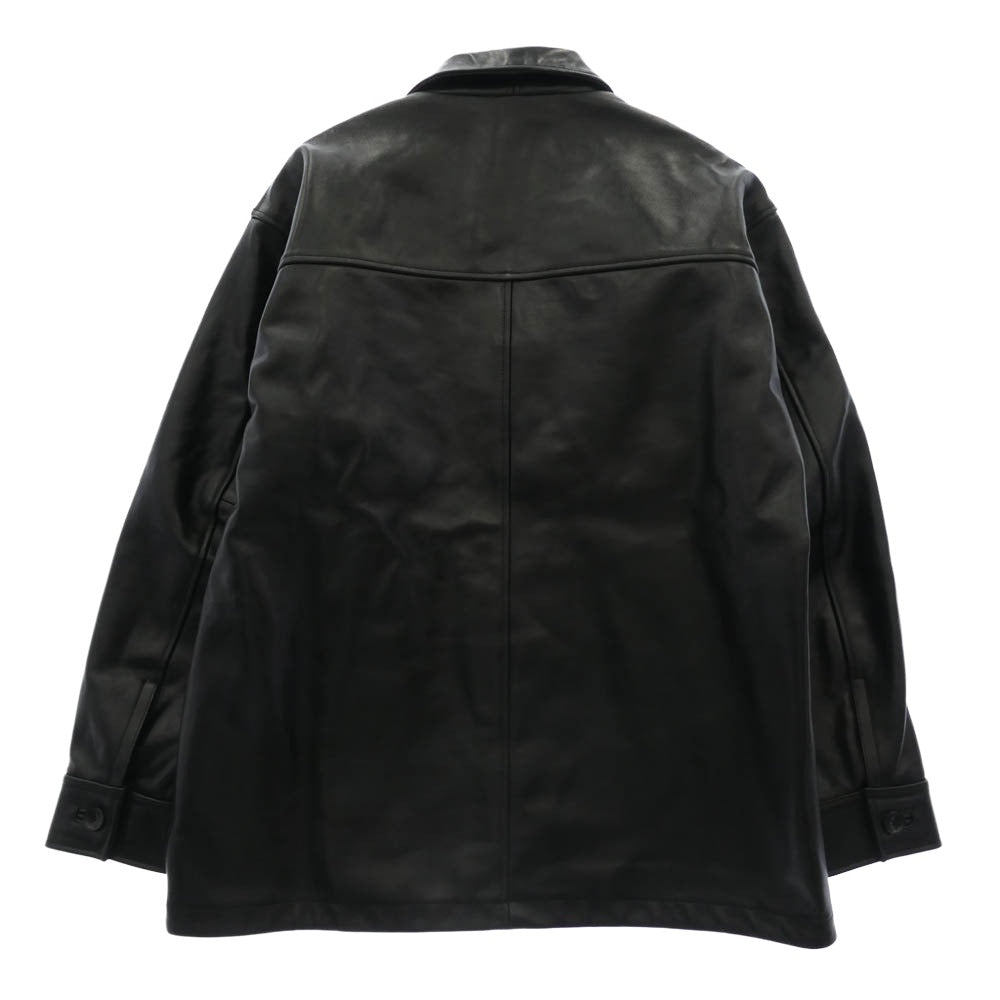schott ショット 782-6150007 レザー ジャケット カーコート ブラック系 L【中古】