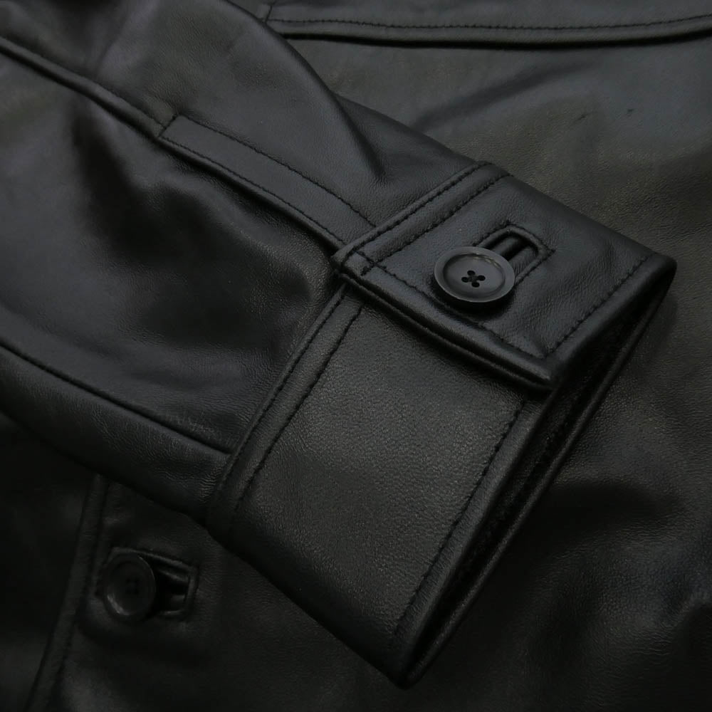 schott ショット 782-6150007 レザー ジャケット カーコート ブラック系 L【中古】