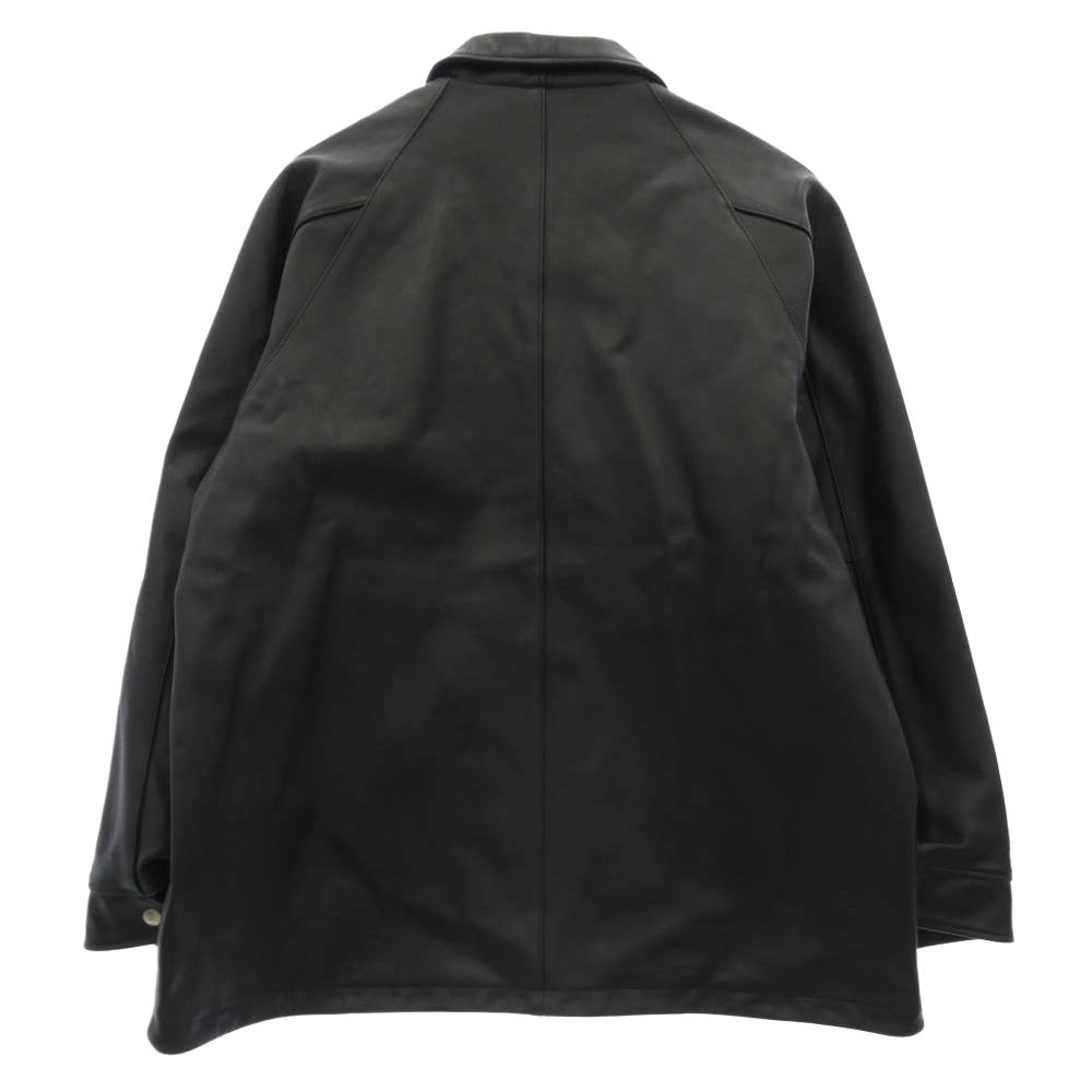 schott ショット 782-3950081 SHEEP COACH JACKET シープレザー コーチ ジャケット ブラック系 2XL【中古】