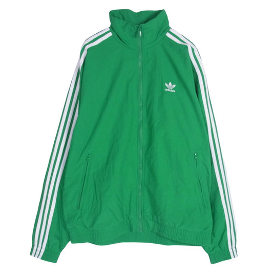 adidas アディダス IT2493 WOVEN FIREBIRD TRACKTOP ウーブン ファイヤーバード トラックトップ トラックジャケット グリーン系 L【中古】