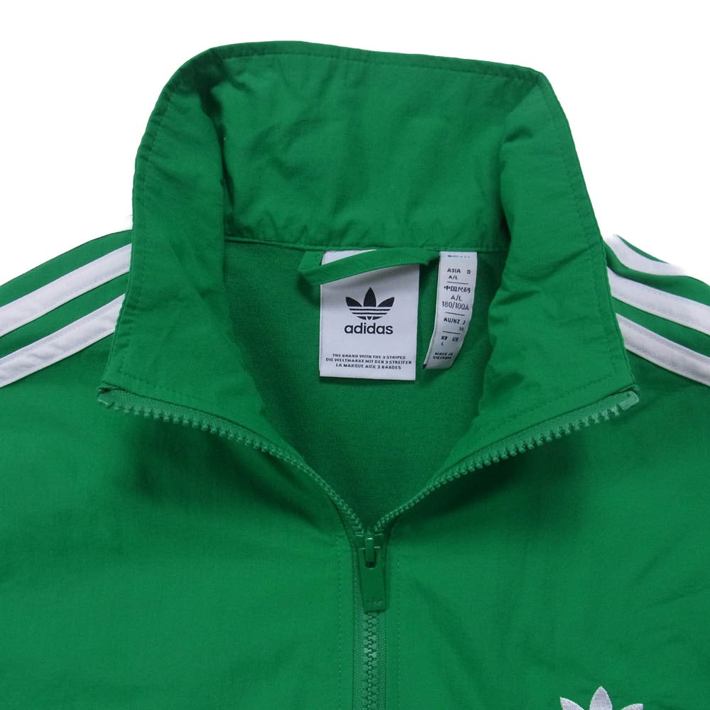 adidas アディダス IT2493 WOVEN FIREBIRD TRACKTOP ウーブン ファイヤーバード トラックトップ トラックジャケット グリーン系 L【中古】