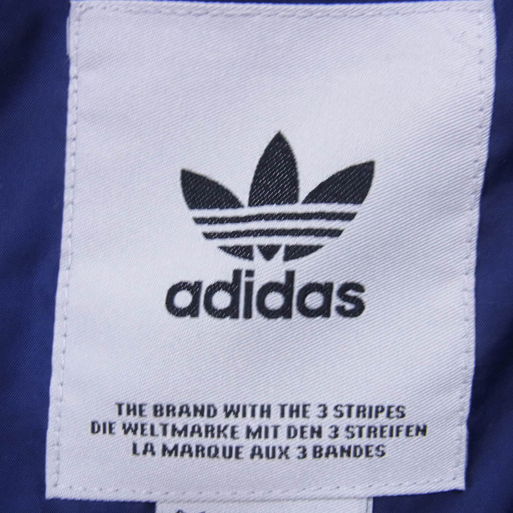 adidas アディダス IL2574 SST VARSITY バーシティ ジャケット スタジャン ブルゾン ブルー系 XL【美品】【中古】