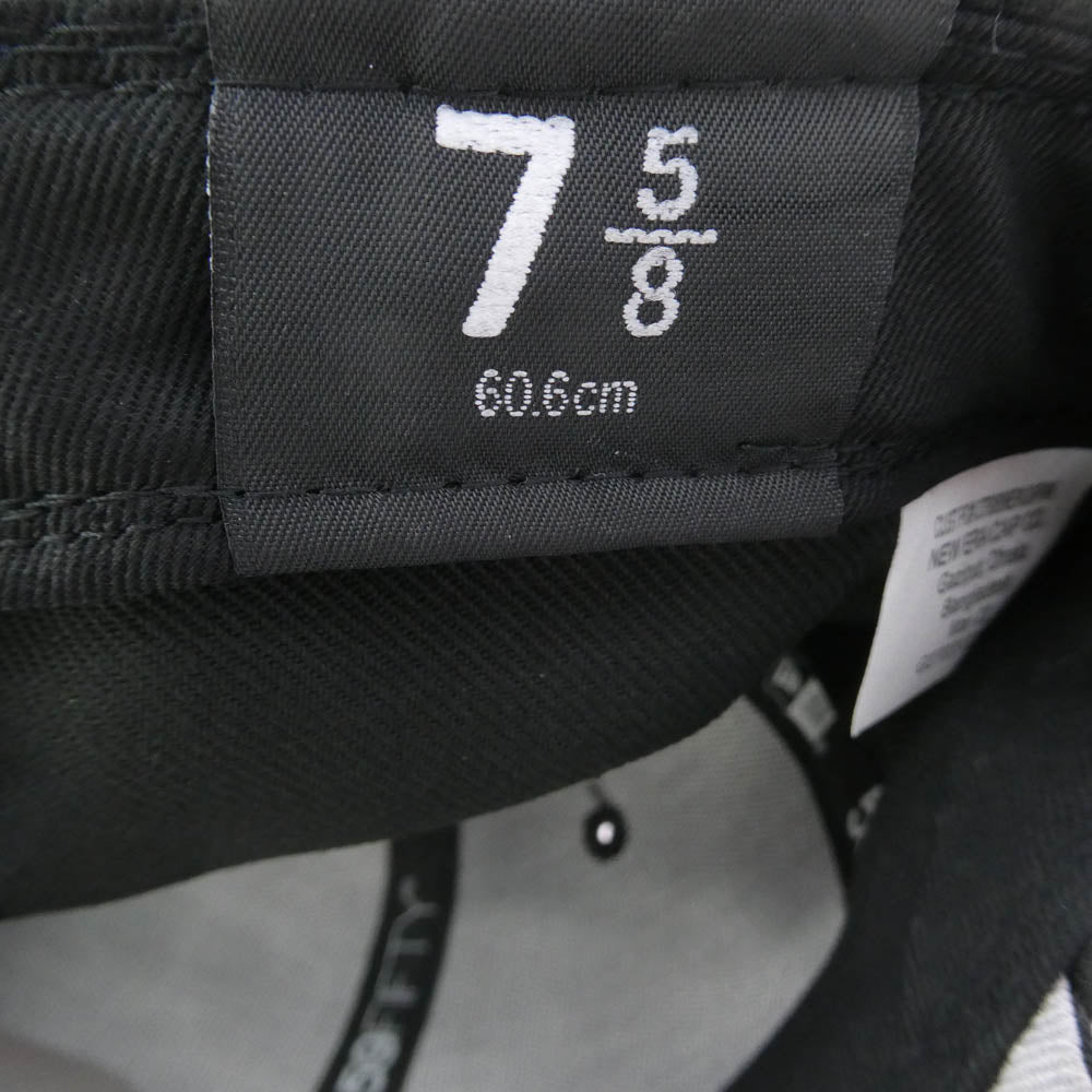 Supreme シュプリーム 22SS × New Era Goat New Era 59FIFTY Black ゴート 刺繍 ニューエラ ベースボールキャップ ブラック系 60.6cm【新古品】【未使用】【中古】