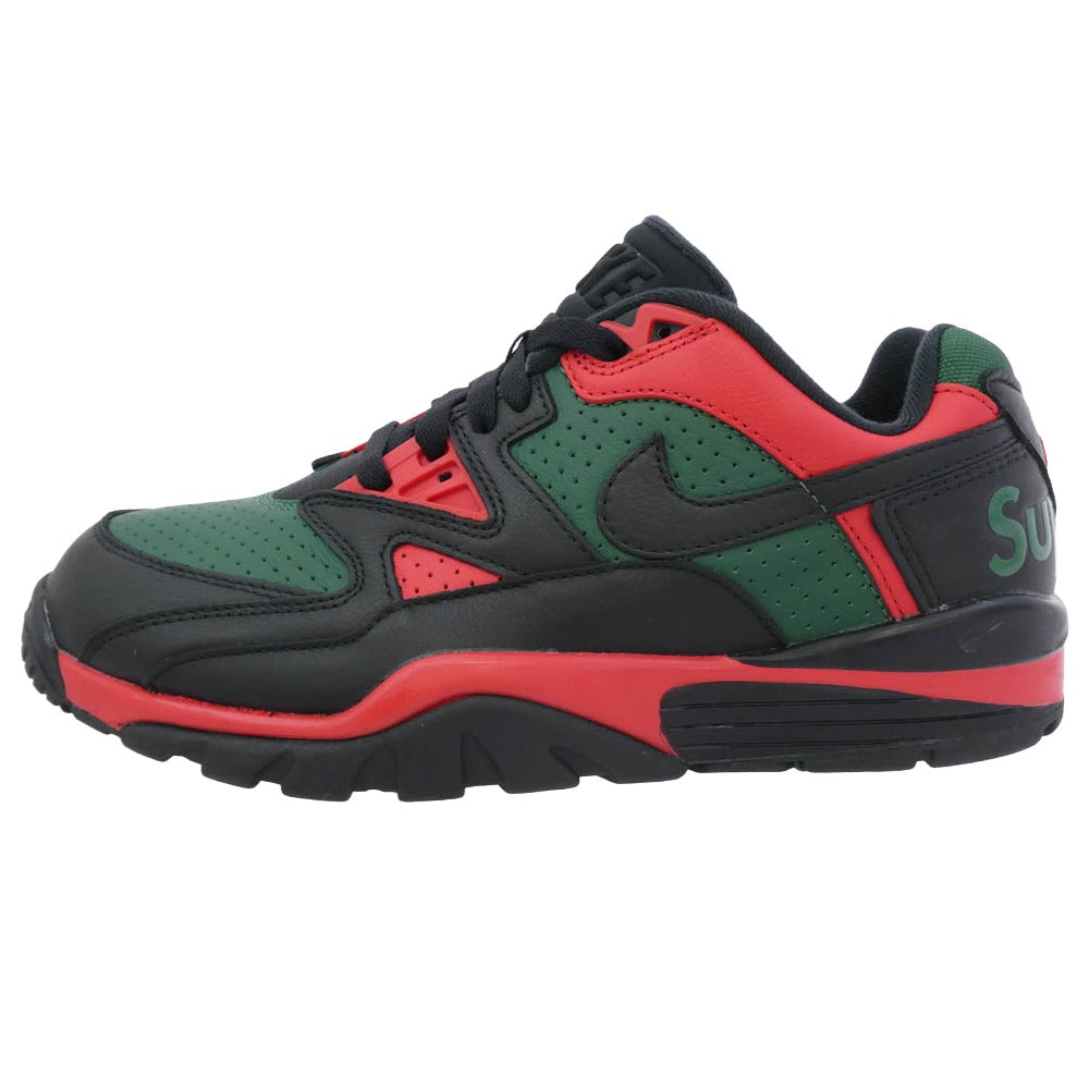 Supreme シュプリーム 21AW CJ5291-001 × Nike Air Cross Trainer 3 Low ナイキ エアクロストレーナー3 ロー カットスニーカー ブラック ブラック系 レッド系 グリーン系 27cm【新古品】【未使用】【中古】