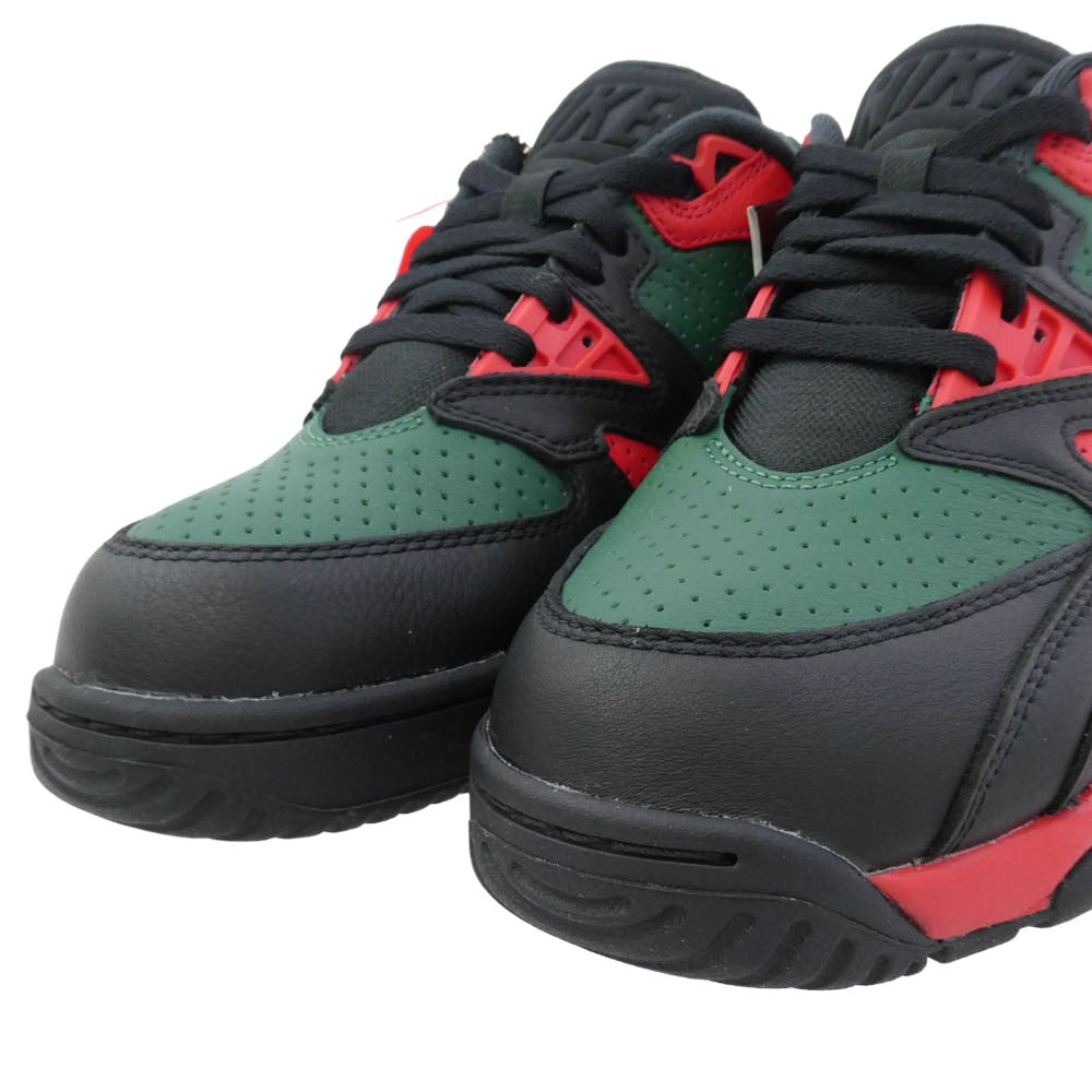 Supreme シュプリーム 21AW CJ5291-001 × Nike Air Cross Trainer 3 Low ナイキ エアクロストレーナー3 ロー カットスニーカー ブラック ブラック系 レッド系 グリーン系 27cm【新古品】【未使用】【中古】