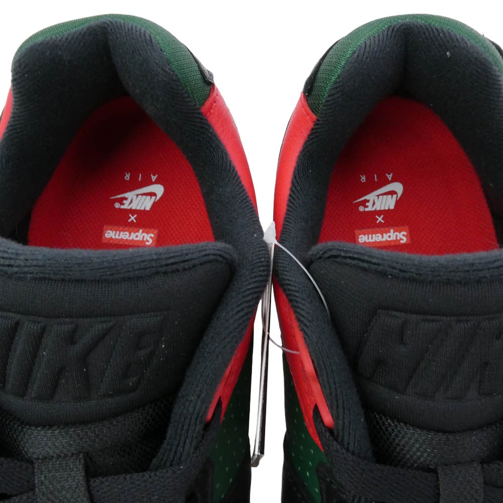 Supreme シュプリーム 21AW CJ5291-001 × Nike Air Cross Trainer 3 Low ナイキ エアクロストレーナー3 ロー カットスニーカー ブラック ブラック系 レッド系 グリーン系 27cm【新古品】【未使用】【中古】