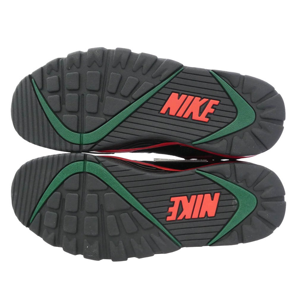 Supreme シュプリーム 21AW CJ5291-001 × Nike Air Cross Trainer 3 Low ナイキ エアクロストレーナー3 ロー カットスニーカー ブラック ブラック系 レッド系 グリーン系 27cm【新古品】【未使用】【中古】