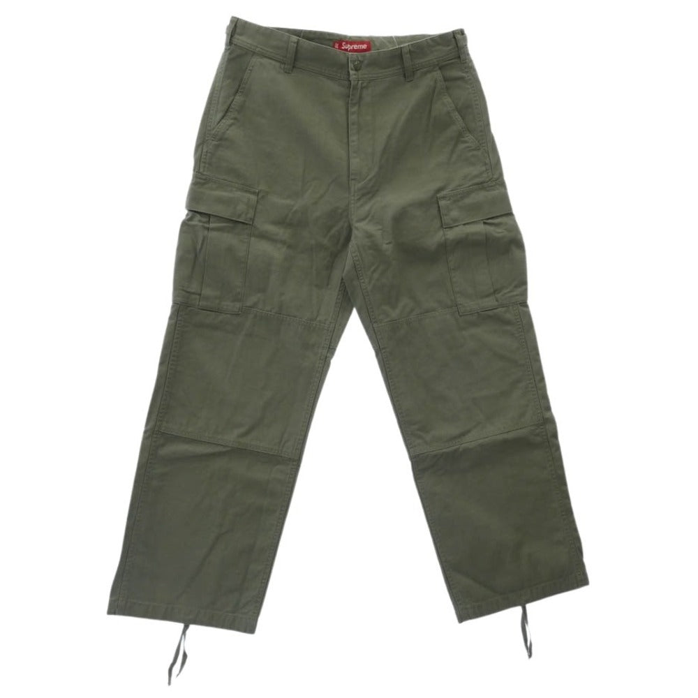 Supreme シュプリーム 24SS Cargo Pant ６ポケット コットン カーゴ パンツ カーキ系 32【美品】【中古】