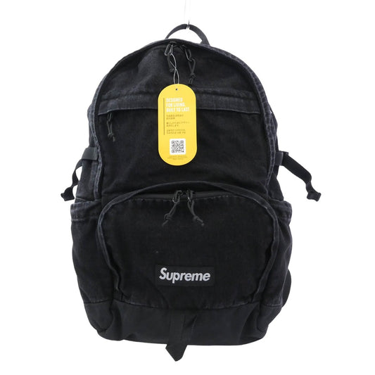 Supreme シュプリーム 25AW Backpack Black ブラック デニム バックパック リュック ブラック系【新古品】【未使用】【中古】