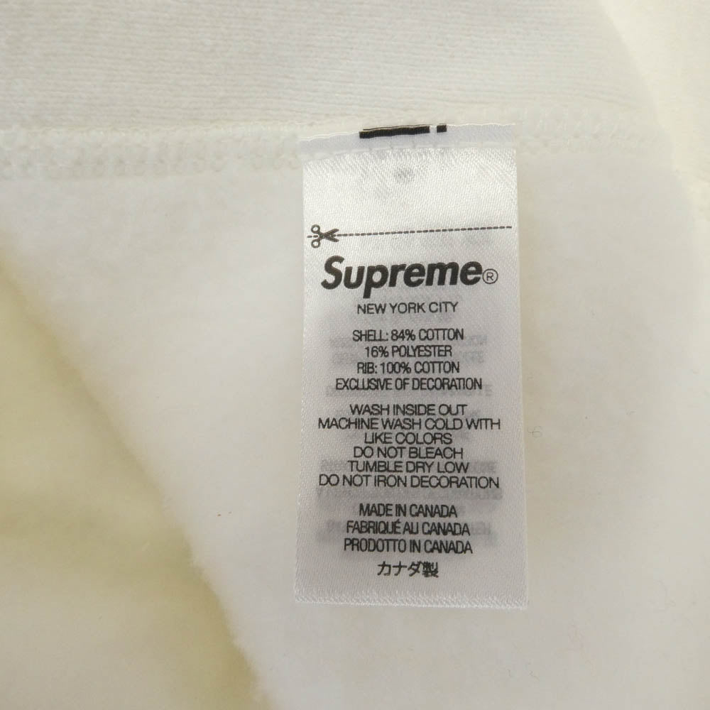 Supreme シュプリーム 23AW Box Logo Hooded Sweatshirt ボックスロゴ フーデッド スウェットシャツ パーカー ホワイト系 L【新古品】【未使用】【中古】