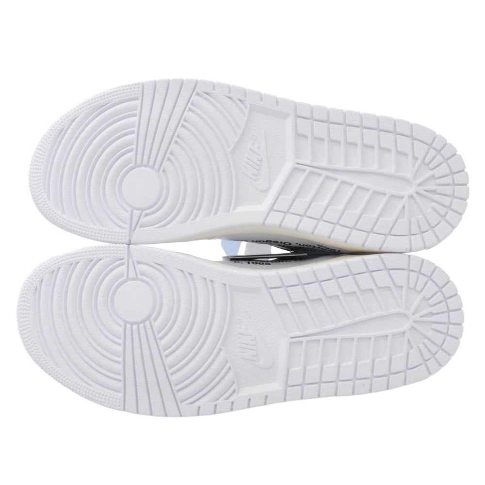 NIKE ナイキ 26SS AA3834-100 × Virgil Abloh Archive 【フェイクバスターズ鑑定済】ヴァージルアブローアーカイブ V.A.A Air Jordan 1 Retro High OG Alaska エアジョーダン 1レトロハイ ハイカット スニーカー ホワイト系 ライトブルー系 27cm【新古品】【未使用】【中古】
