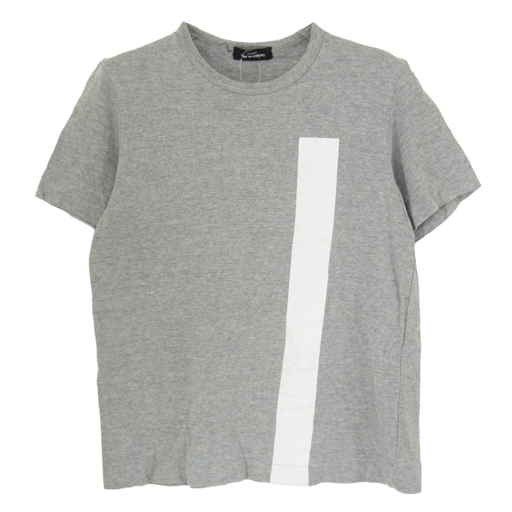 tricot COMME des GARCONS トリココムデギャルソン TT-100250 Vintage ヴィンテージトリコラインデザイン 半袖 Tシャツ カットソー グレー系 サイズ表記無【中古】