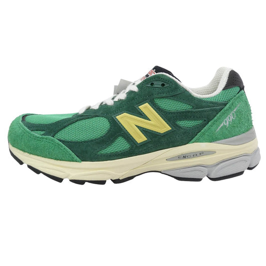 NEW BALANCE ニューバランス M990GG3 ローカット スニーカー グリーン系 27cm【極上美品】【中古】