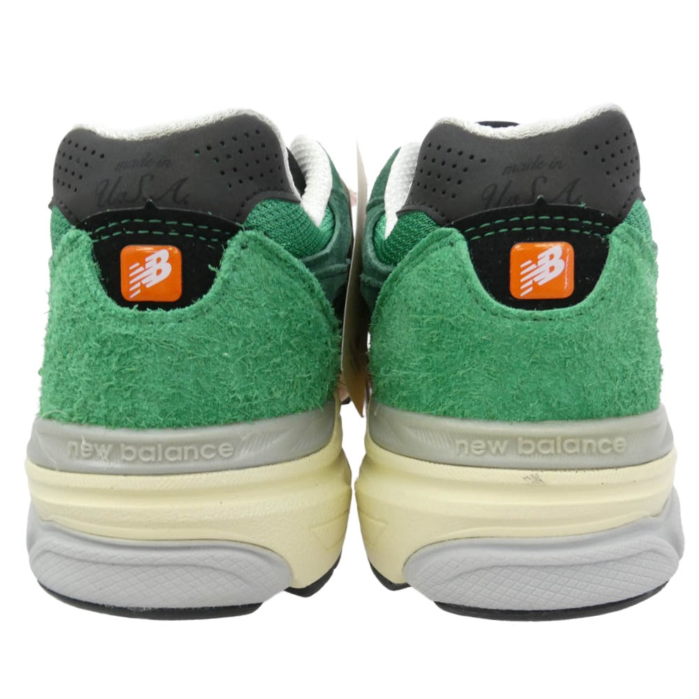 NEW BALANCE ニューバランス M990GG3 ローカット スニーカー グリーン系 27cm【極上美品】【中古】
