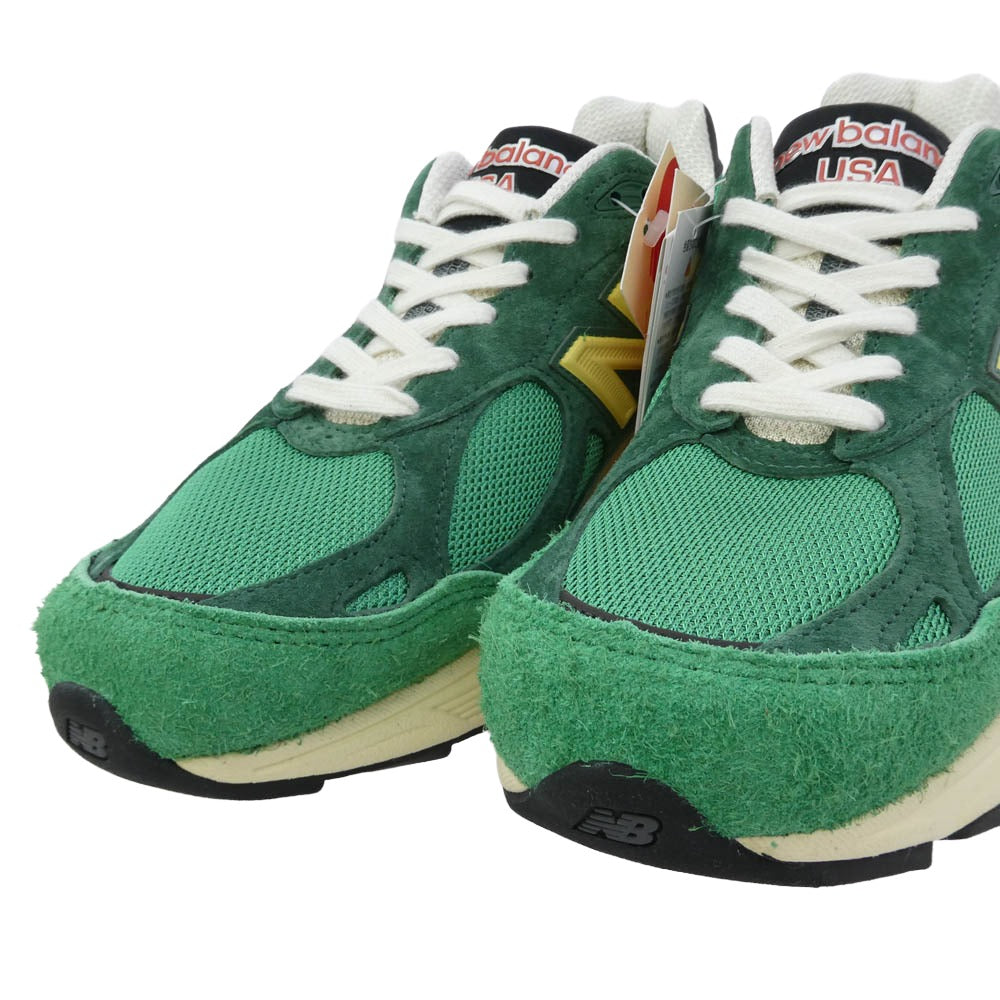 NEW BALANCE ニューバランス M990GG3 ローカット スニーカー グリーン系 27cm【極上美品】【中古】