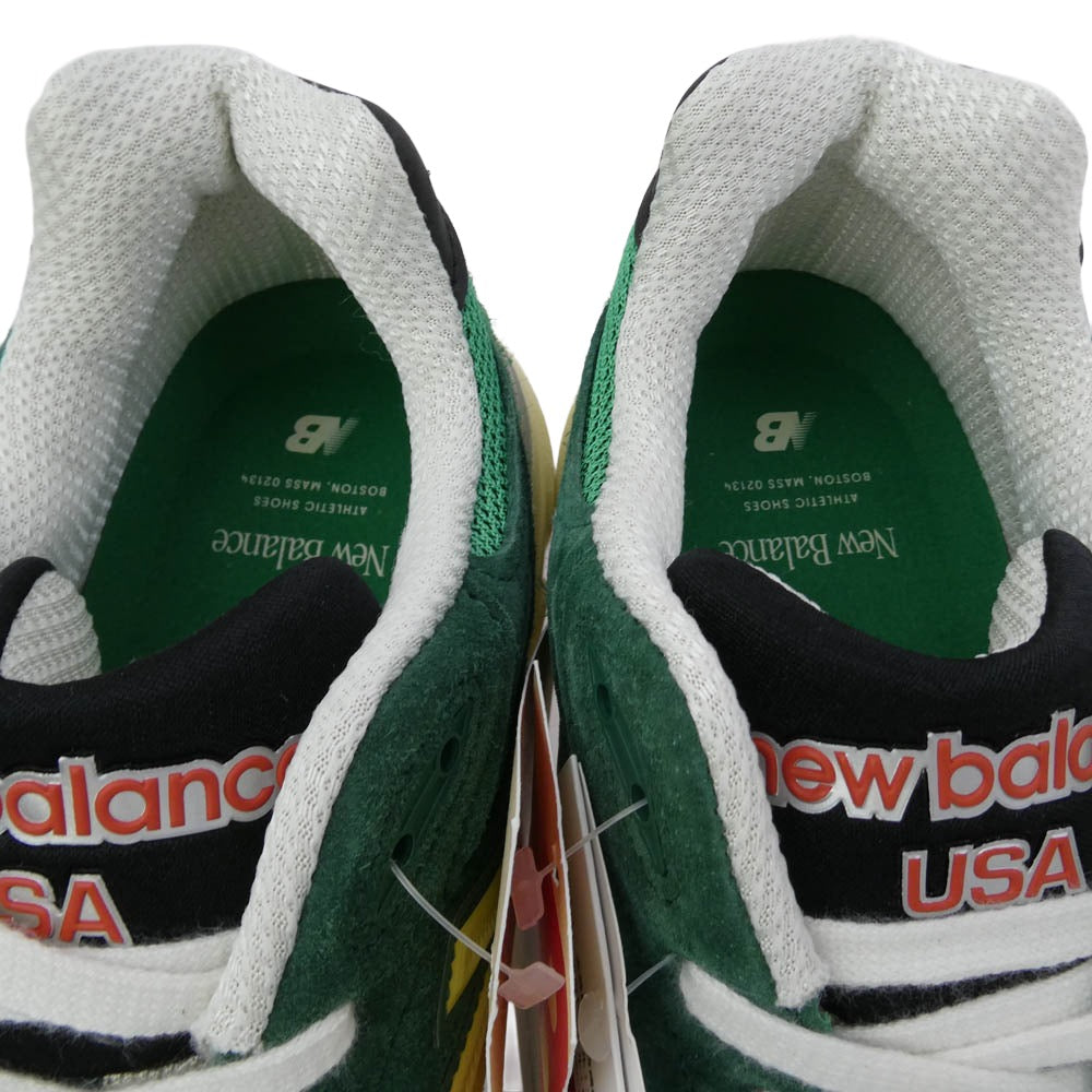 NEW BALANCE ニューバランス M990GG3 ローカット スニーカー グリーン系 27cm【極上美品】【中古】