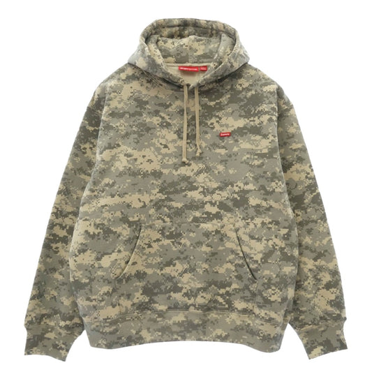 Supreme シュプリーム 25AW Small Box Hooded Sweatshirt Digi Camo スモールボックスロゴ フーデッド スウェットシャツ カモ パーカー フーディー ベージュ系 マルチカラー系 L【極上美品】【中古】