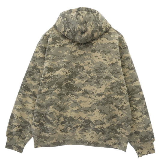 Supreme シュプリーム 25AW Small Box Hooded Sweatshirt Digi Camo スモールボックスロゴ フーデッド スウェットシャツ カモ パーカー フーディー ベージュ系 マルチカラー系 L【極上美品】【中古】