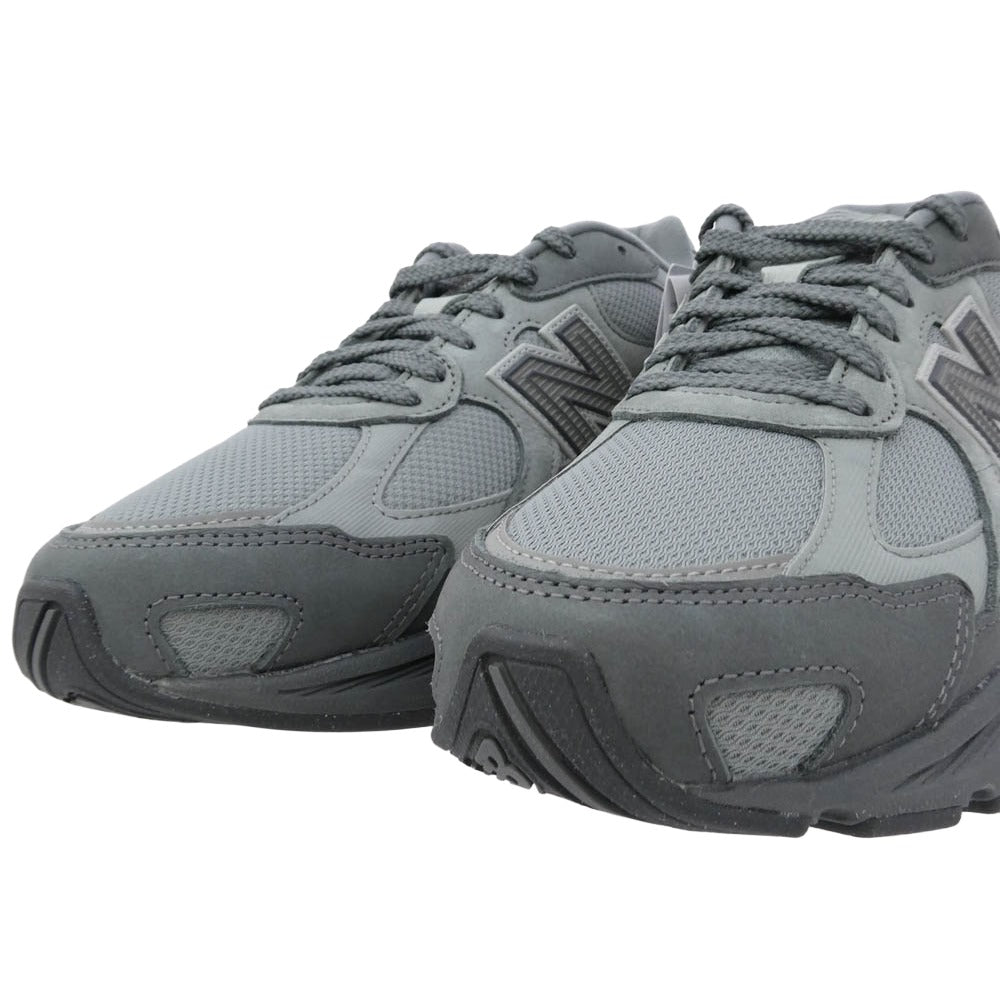 COMME des GARCONS HOMME コムデギャルソンオム NEW BALANCE ニューバランス HQ-K101-001 ローカット スニーカー グレー系 クリア系 28cm【新古品】【未使用】【中古】