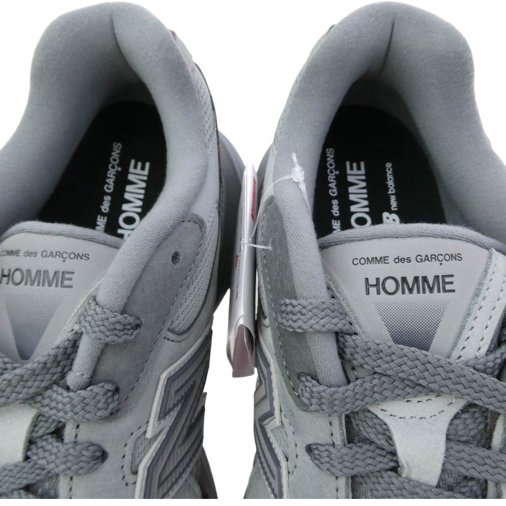 COMME des GARCONS HOMME コムデギャルソンオム NEW BALANCE ニューバランス HQ-K101-001 ローカット スニーカー グレー系 クリア系 28cm【新古品】【未使用】【中古】