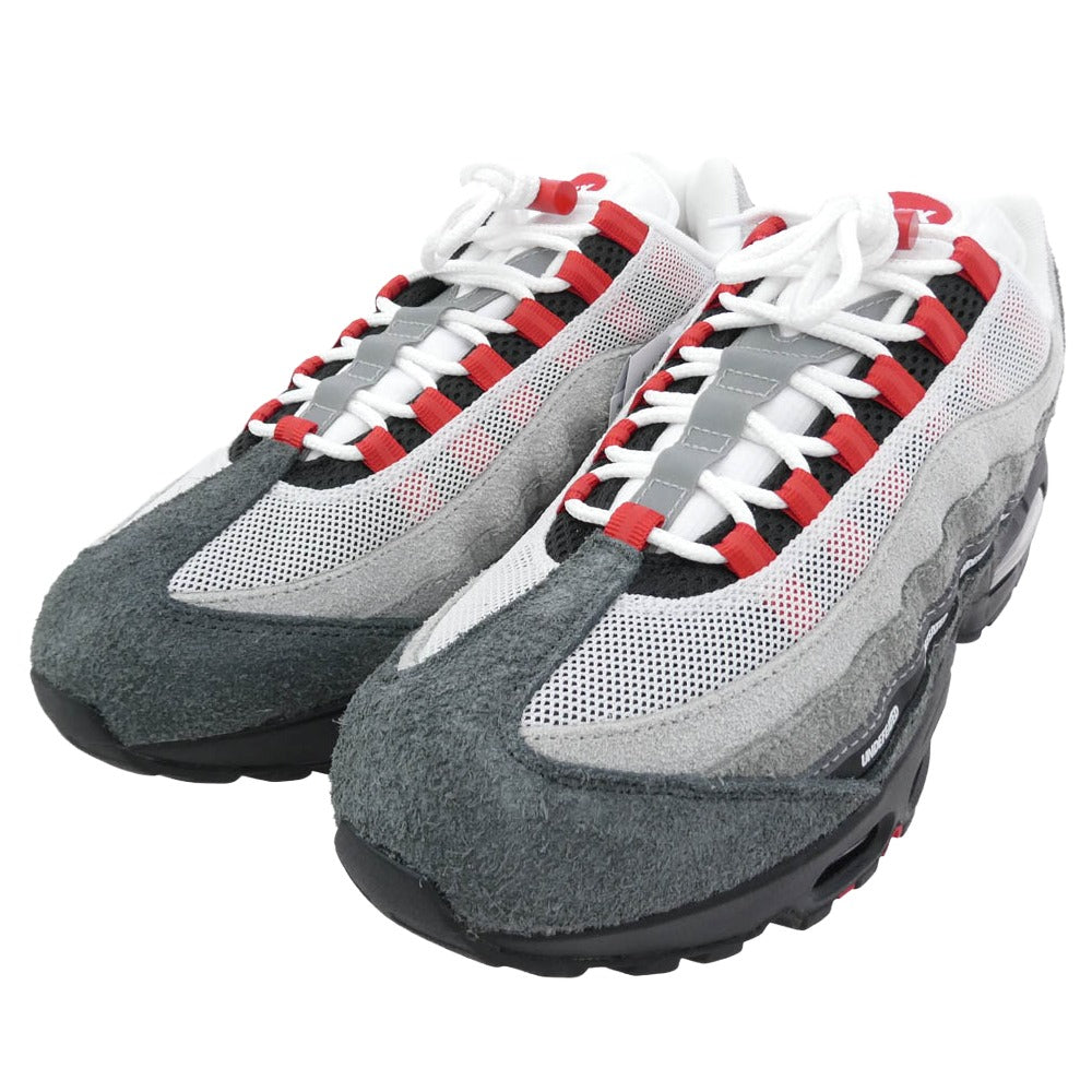 NIKE ナイキ UNDEFEATED アンディフィーテッド IB4523-003 Nike Air Max 95 SP Fire Red エアマックス ファイヤーレッド 東京 エクスクルーシブ スニーカー グレー系 レッド系 27.5cm【新古品】【未使用】【中古】