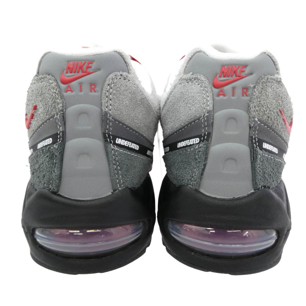 NIKE ナイキ UNDEFEATED アンディフィーテッド IB4523-003 Nike Air Max 95 SP Fire Red エアマックス ファイヤーレッド 東京 エクスクルーシブ スニーカー グレー系 レッド系 27.5cm【新古品】【未使用】【中古】