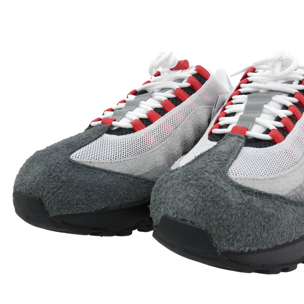 NIKE ナイキ UNDEFEATED アンディフィーテッド IB4523-003 Nike Air Max 95 SP Fire Red エアマックス ファイヤーレッド 東京 エクスクルーシブ スニーカー グレー系 レッド系 27.5cm【新古品】【未使用】【中古】