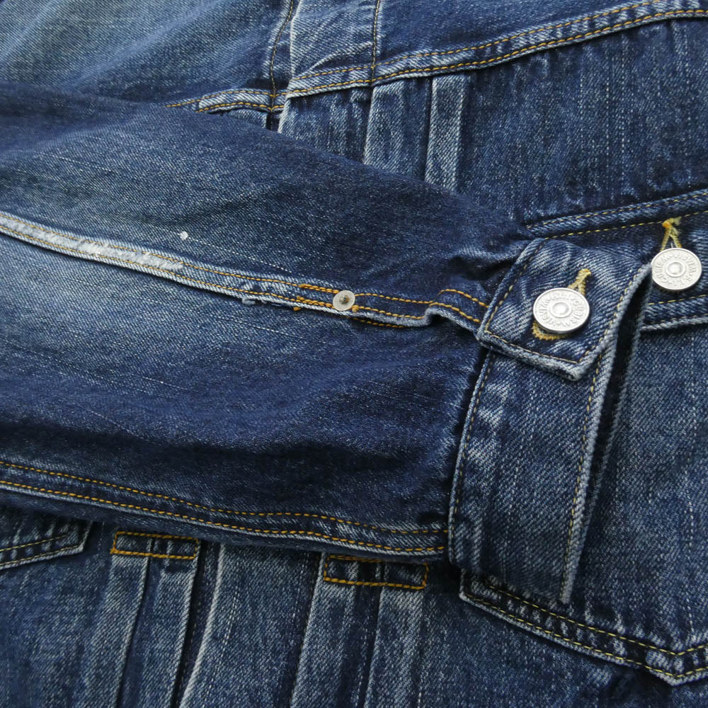 VISVIM ビズビム 0125205006002 SS 101X JKT DMGD-1010 13oz デニム ジャケット インディゴブルー系 4【極上美品】【中古】