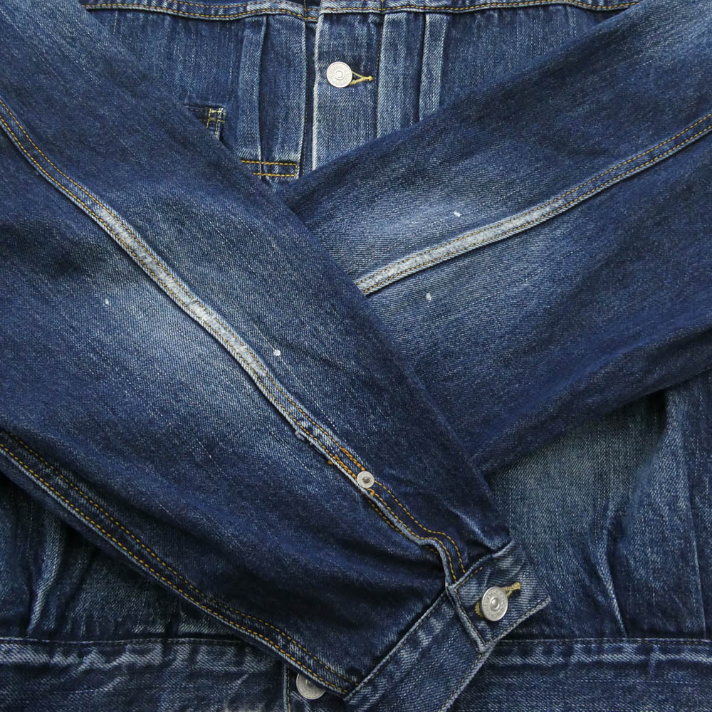 VISVIM ビズビム 0125205006002 SS 101X JKT DMGD-1010 13oz デニム ジャケット インディゴブルー系 4【極上美品】【中古】
